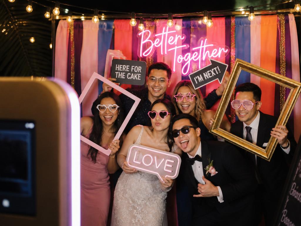 Photo booth at an event